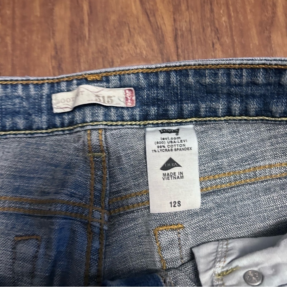 Levi’s 515 bootcut jeans 12 short 2000’s - Picture 3 of 8